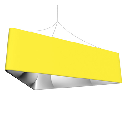 Triangle Shape Tension Fabric Hanging Banner